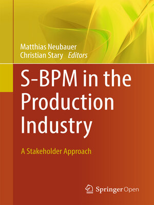 cover image of S-BPM in the Production Industry
